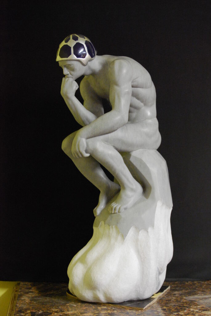 omaggio al pensatore di Rodin